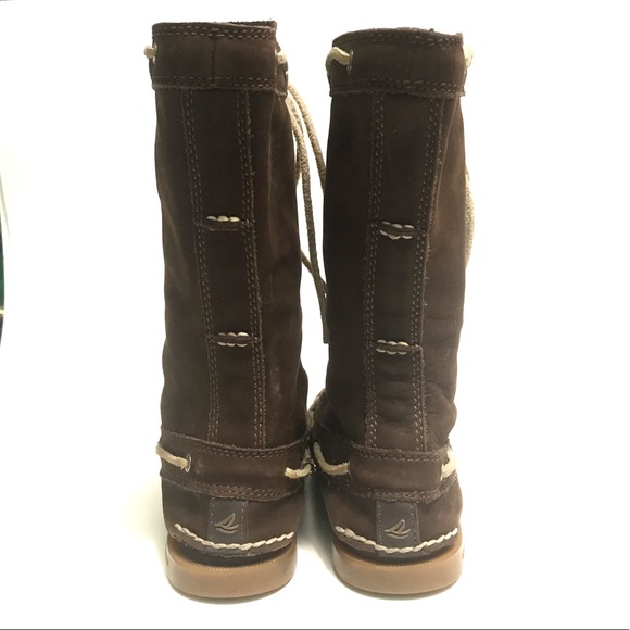 Womans Sperrys Top-Sider Suede Leather Boots - Picture 6 of 8